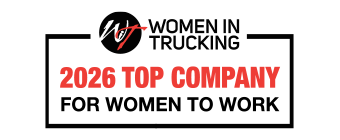 Women In Trucking 2026 Top Company for Women to Work logo
